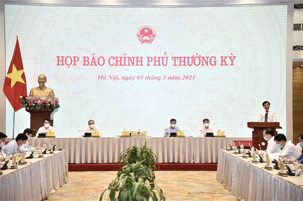 họp báo chính phủ